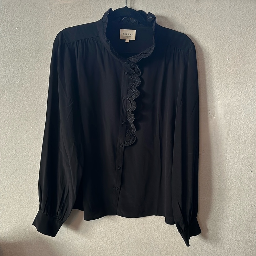 Sézane silk blouse